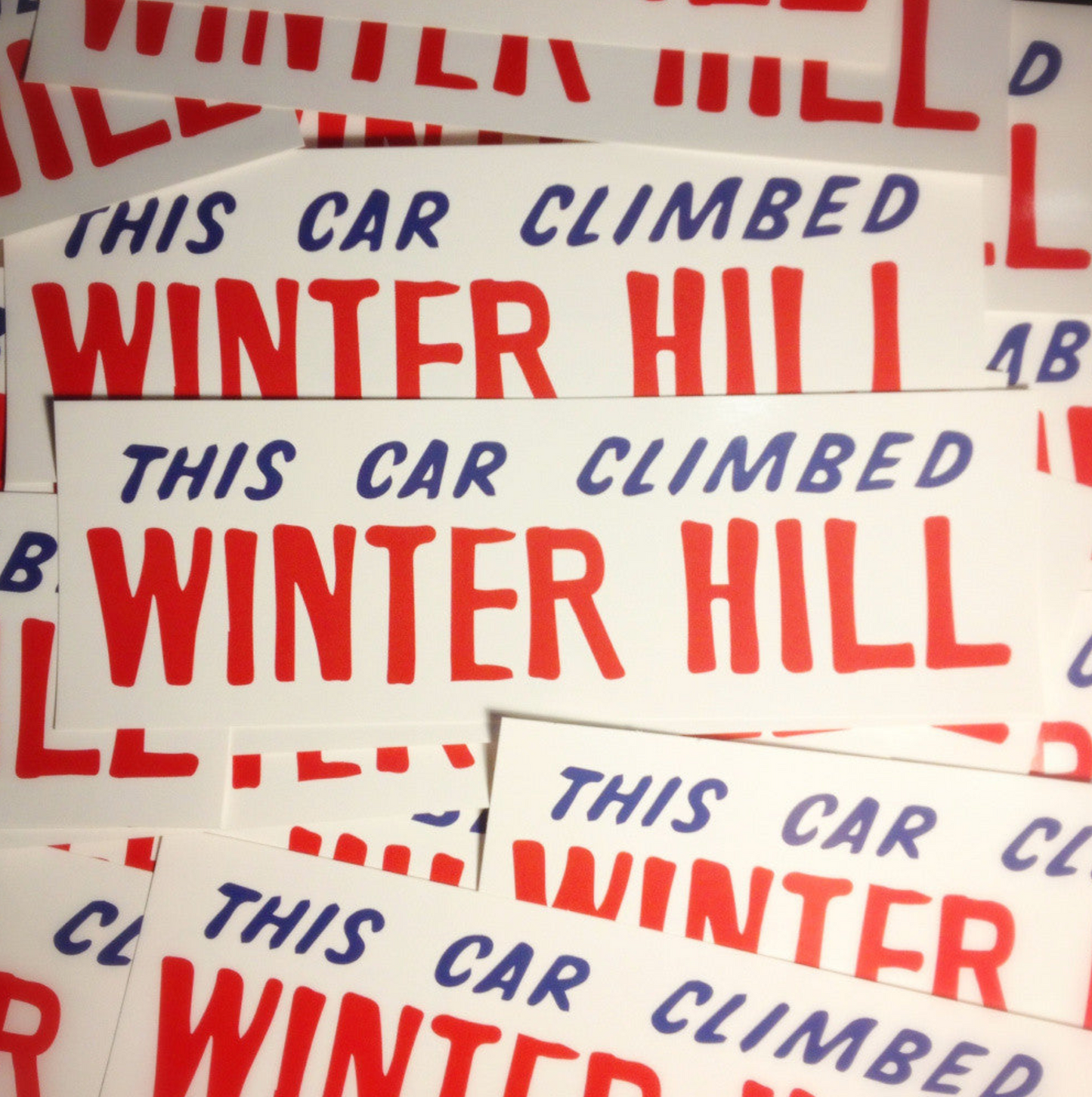 Winter Hill Bumper Sticker