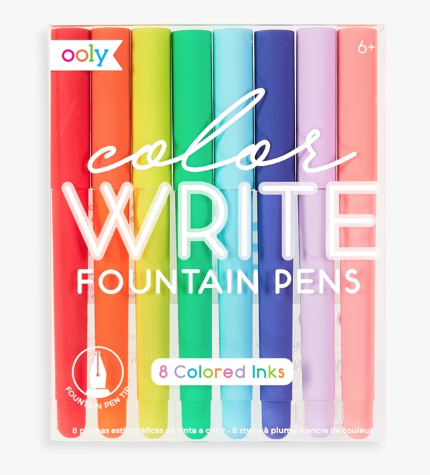 Ooly Color Write Fountain Pen 8 Pack